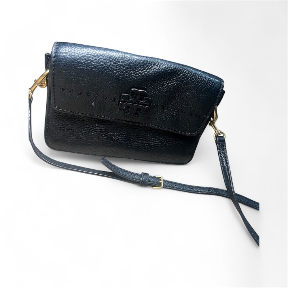 Tory Burch Black Leather Crossbody Bag